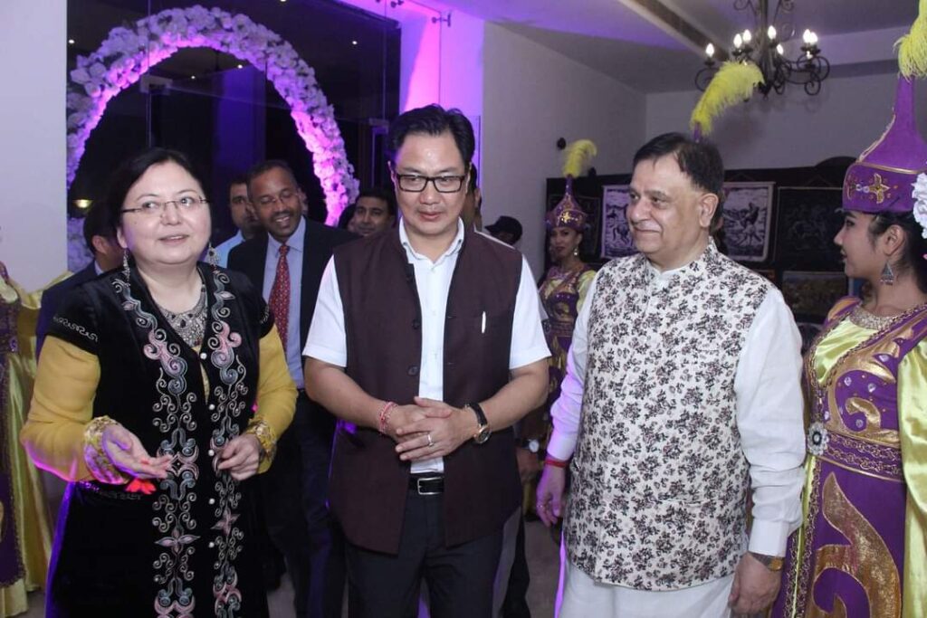 Kyrgyzstan Ambassador & Honorable Indian Law Minister Kiren Rijiju